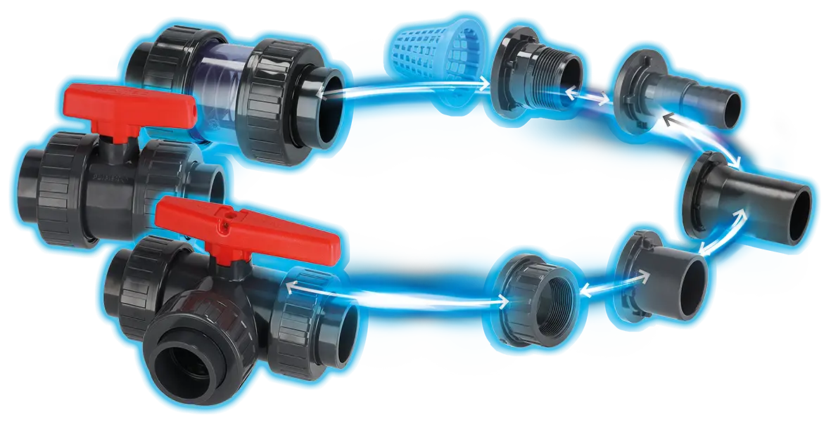 PVC Kugelhahn "Safe" IG x IG PVC Kugelhahn "Safe" IG x IG