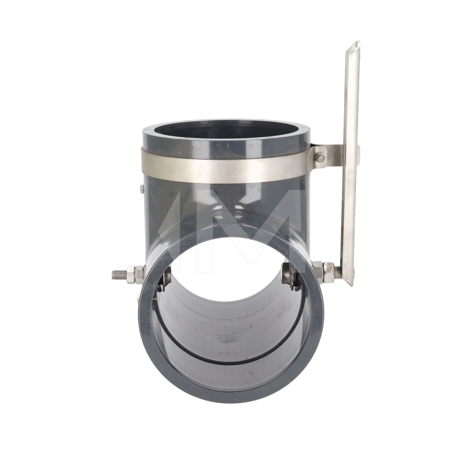 T-Stück 90° mit V2A-Klappe