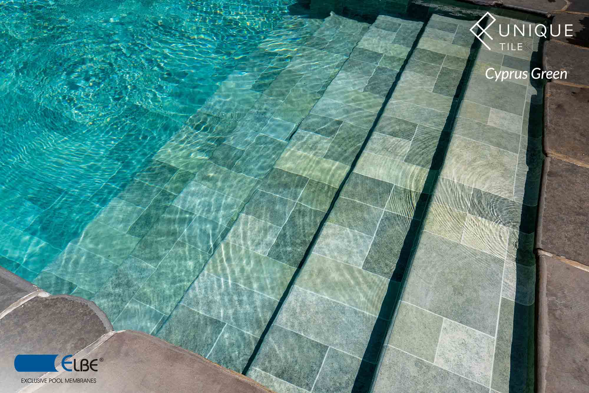Poolfolie PVC Unique Cyprus Green