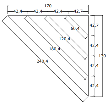 EPS-Treppen Modul Ecktreppe 45°