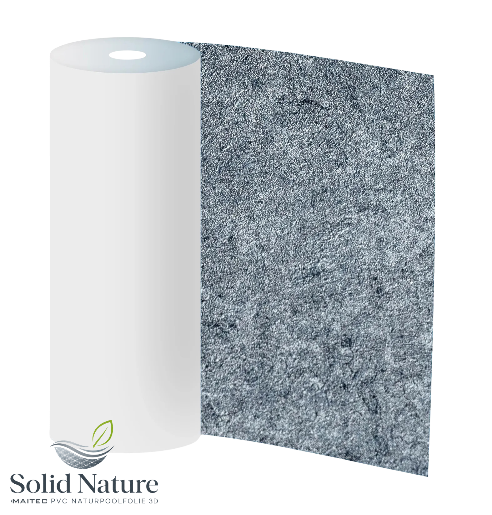 MAITEC PVC Naturpoolfolie 3D Solid Nature