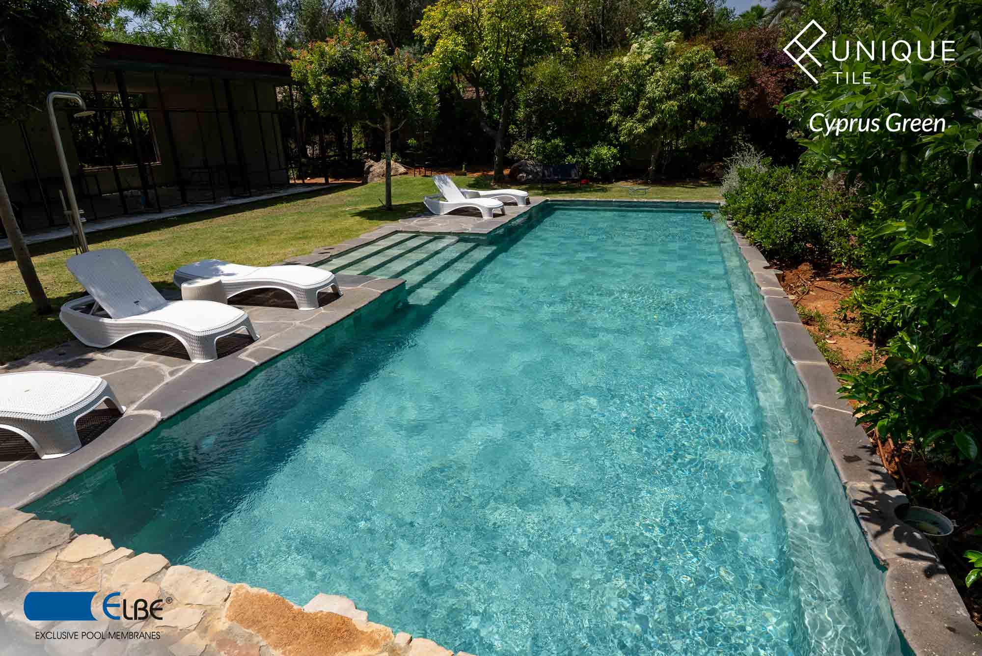 Poolfolie PVC Unique Cyprus Green