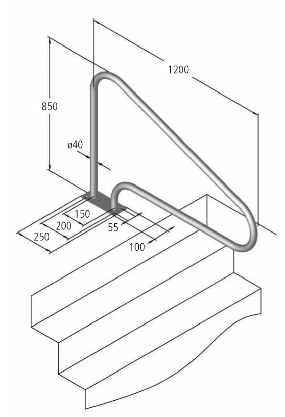 V4A Griffbogen Typ L - kippbar