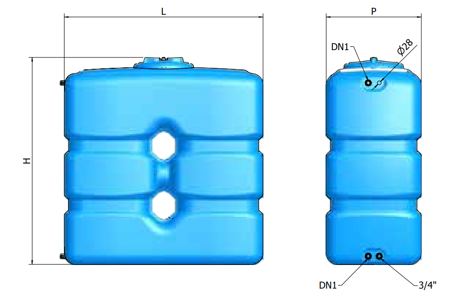 PE-Wassertank CPN