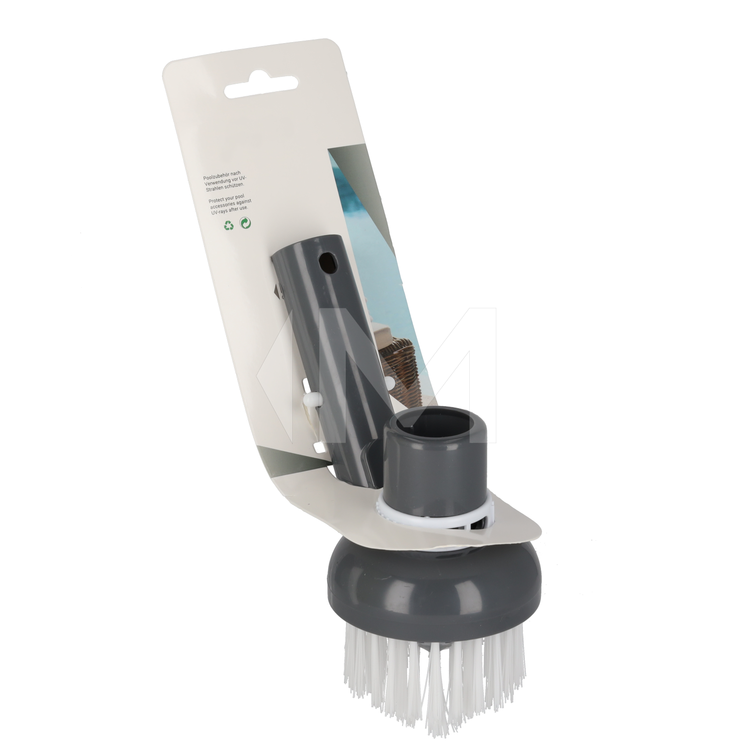 Eckbürste mit regulierbarem Vakuum-Ring