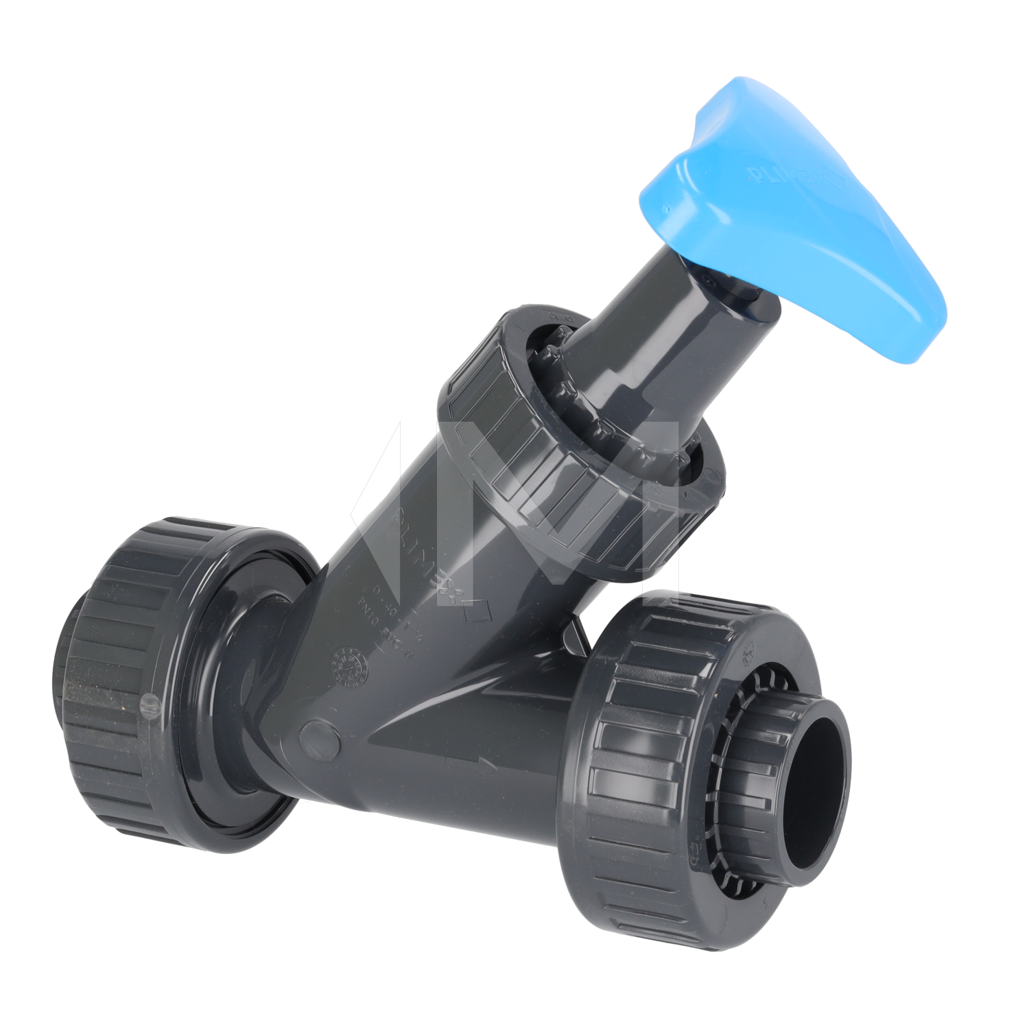 PVC Schrägsitzventil, PN10
