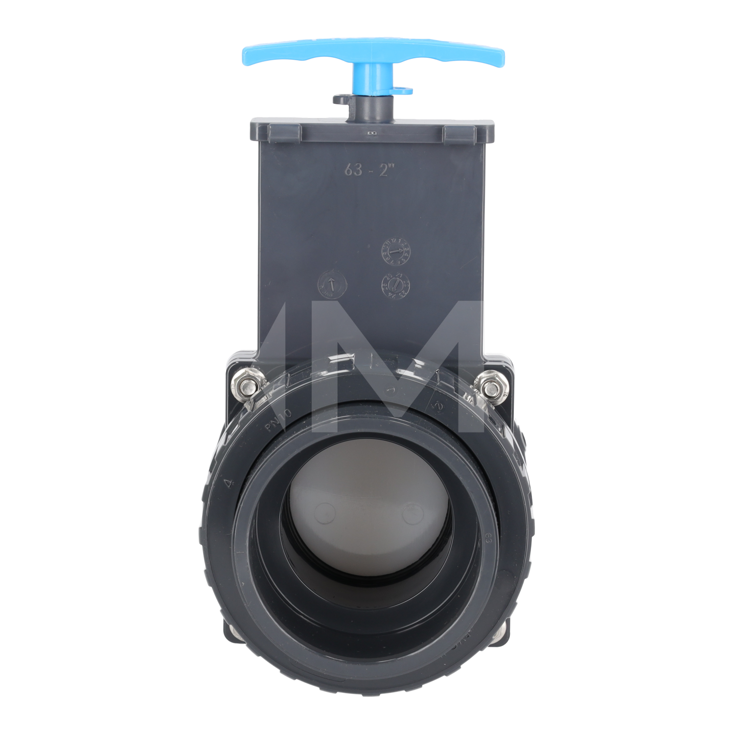 PVC Absperrschieber Verschraubung
