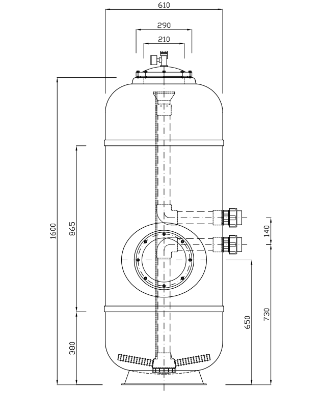 GFK MAITEC Mehrschichtfilter, Typ MSF